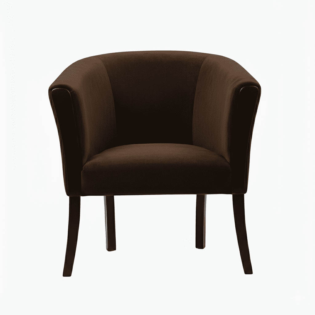 Muebles New - Sitial Americano Chocolate Felpa