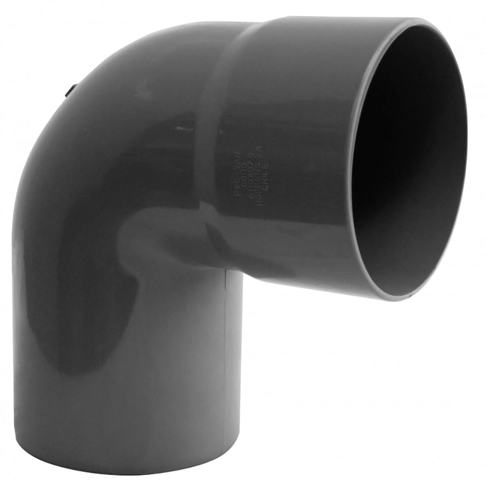 Genérico - Codo Pvc Sanitario Gris C/c 75mm 87.5 Grados