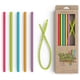 thumbnail image 1 of Pajitas de silicona Softy Straws, tamaño delgado, sin BPA, para 590 ml, 1 of 6