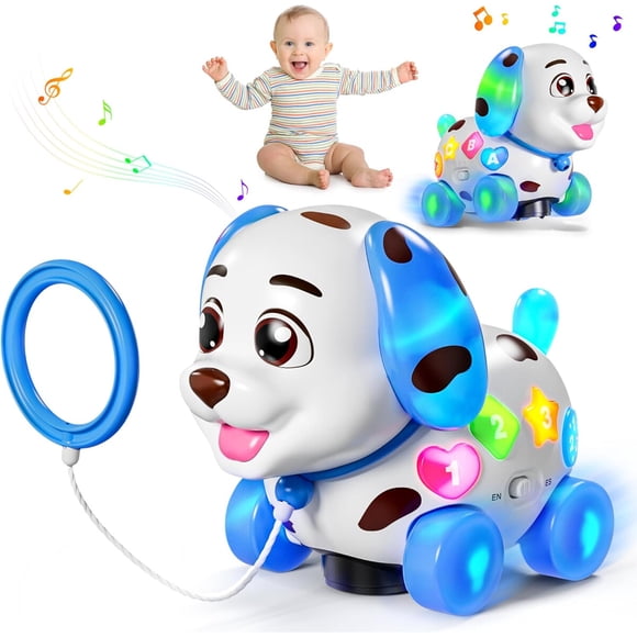 Juguete Musical Perrito ToddlerCley Bilingüe con Luces 1 Año