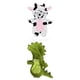 thumbnail image 4 of 2 Uds. De Pijamas De Felpa Con Capucha De Dinosaurio Y Ganado Para Muñecas OB11, 4 of 5