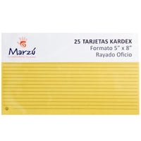 Tarjetas Kardex 5 X 8 1 Un Marzú