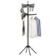 thumbnail image 1 of Tendedero de ropa SONGMICS de 2 niveles, plegable, 72 pulgadas, negro, 1 of 8