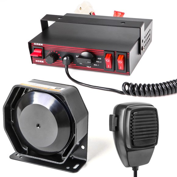 Sirena Policial SMALLFATW 130 dB 200 W 8 Tonos Sistema PA