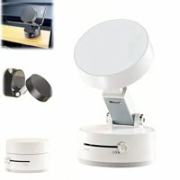 Genérico - Soporte Magnético De Ventosa Para Teléfono 2025 - Plegable, Retráctil, De Doble Cara Para Todos Los Teléfonos, Agarre Al Vacío-Blanco