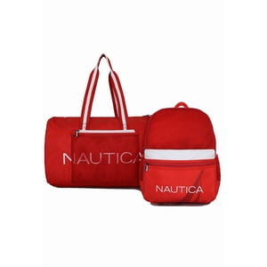 Bolso Aries + Mochila Stark Roja Nautica