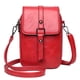 thumbnail image 1 of Bolso bandolera para teléfono para mujer, pequeño bolso de hombro de cuero con borlas y remaches., 1 of 5