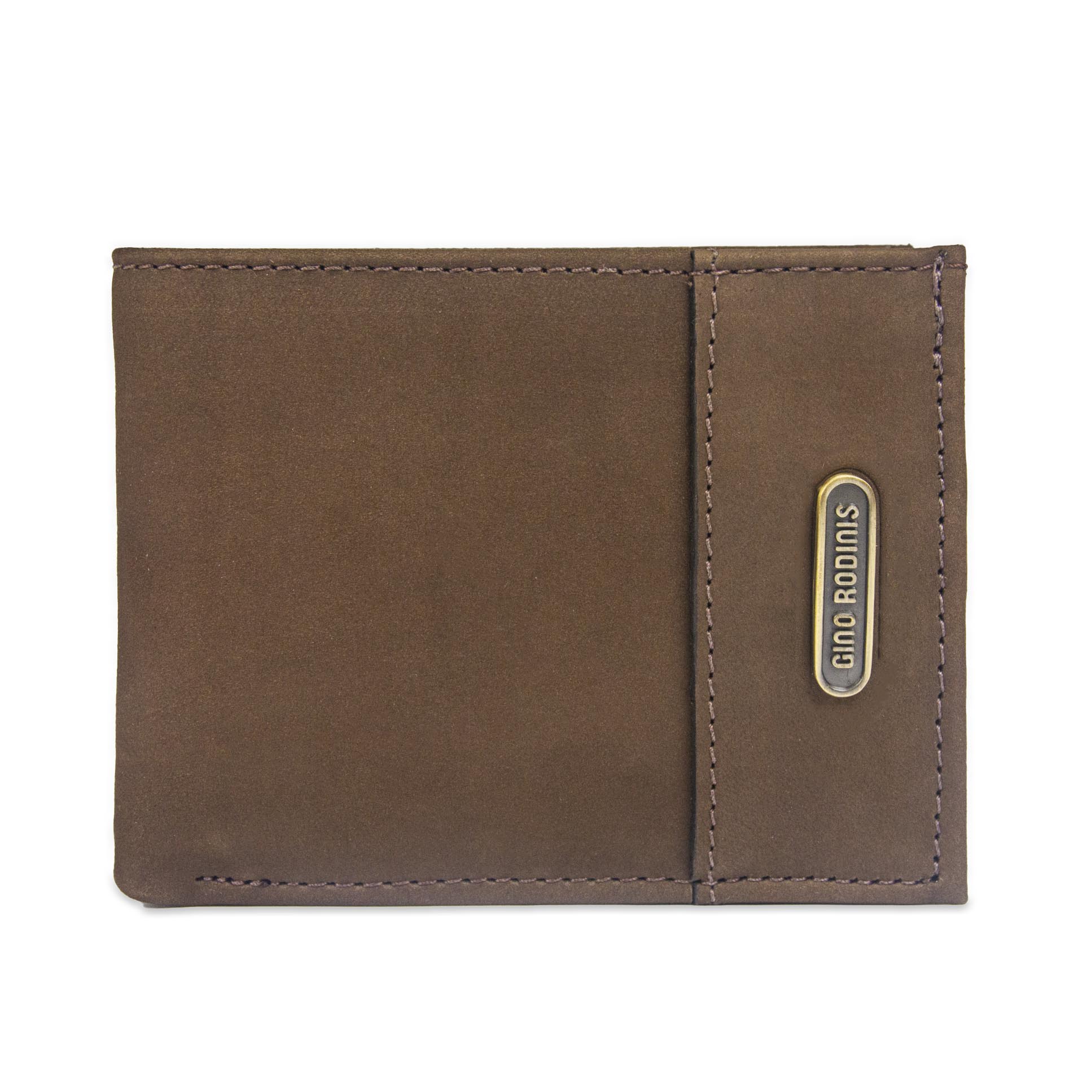 Gino Rodinis - Billetera De Cuero Graso Hombre 111 Tierra