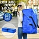 thumbnail image 3 of Bolsa de equipaje plegable, bolsa de lona plegable extragrande para viajes con capacidad de hasta 65 libras, mochila de equipaje práctica, mochila de viaje duradera para gimnasio, almacenamiento, luga, 3 of 7