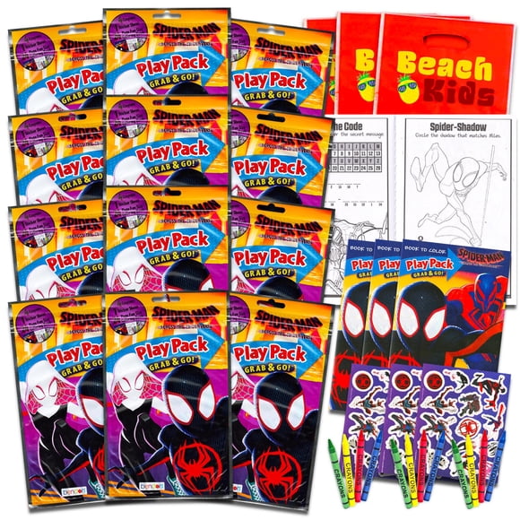 Paquete de regalos para fiestas de Spiderman en Spiderverse Kids