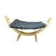 thumbnail image 4 of Hamaca De Madera Para Gatos, Camas Para Mascotas, Cama De Salón Para Escalada En Casa, Silla Columpio Para Gatos, Color Gris, 4 of 5