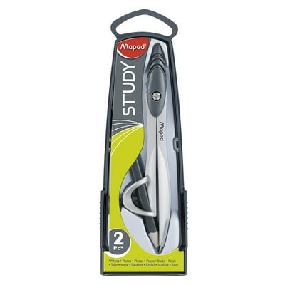 Compás Study Color Gris 2 Piezas Maped