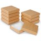 thumbnail image 1 of Cajas de joyería vivinin pack de 8 unidades 9 × 9 × 2 cm con interior de algodón, 1 of 7