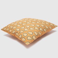 Zahr - Cojin Estampado Naranjo