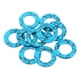 thumbnail image 1 of 10 Piezas De Cuentas Sueltas Redondas De Piedra Turquesa Sintética Con Parte Trasera Plana Para Manualidades, 1 of 5