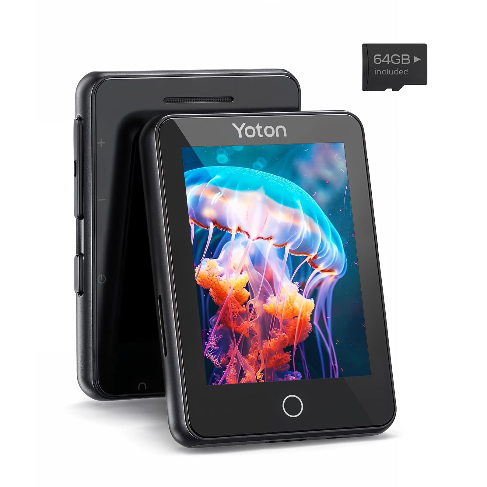 Reproductor Mp3 Yoton De 80 Gb Con Pantalla Táctil Bluetooth 5.2 De 2,4 Pulgadas