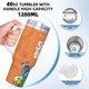 thumbnail image 5 of StoryBots Vaso aislado de acero inoxidable con asa, diseño temático, regalo para familia, amigos y fans; incluye pajita y encaja en el portavasos estándar, 40 oz, 5 of 6