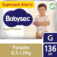 Pañal Babysec Super Premium G 136Un