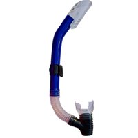 Ez-Life - Snorkel Buceo Azul/Negro/Transpar. Silicona/Pvc Con Valvula