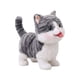 thumbnail image 3 of Gatito Interactivo Tierno Camina y hace Miau Real El Compañero Perfecto color gris, 3 of 6