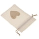thumbnail image 4 of 10 unids arpillera yute bolsa de lazo bolsas de regalo saco banquete de boda favores Beige, 4 of 5