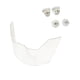 thumbnail image 3 of Visera Para Casco De Fútbol, Fácil De Instalar, Cubierta Protectora Para Fútbol, Béisbol, Color Blanco, 3 of 3