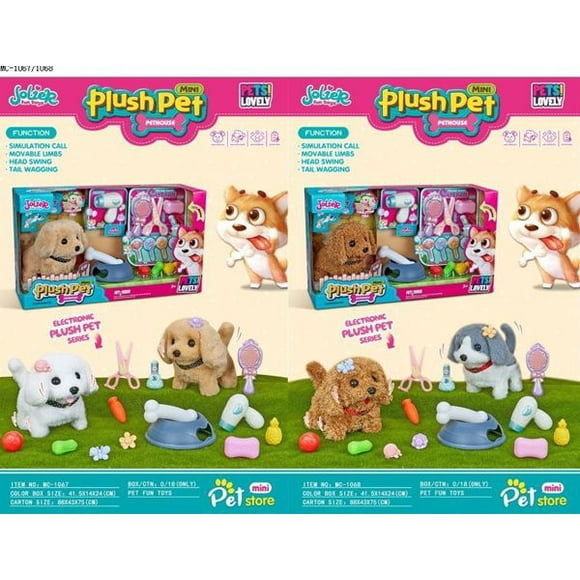 Set De Coleccionista Mini Plush Pet Peluqueria