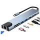 thumbnail image 1 of Hub Adaptador Usb Tipo C 8 En 1 Para Mac Macbook Windows, 1 of 4