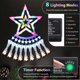 thumbnail image 2 of Star Lights SALCAR Outdoor, 11.5 pies x 9 hilos, 350 LED, 8 modos, 2 of 7