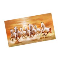 Bothyi - Cuadro Con Impresión De Siete Caballos Para Dormitorio, Estudio Y Sala De Estar.