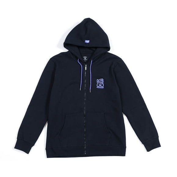 Polerón C1RCA Break Up Zip Oversize Negro