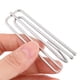 thumbnail image 4 of Uxcell Ganchos de Pliegue para Cortina de Ventana de Acero Inoxidable Plateado 25 piezas, 4 of 5