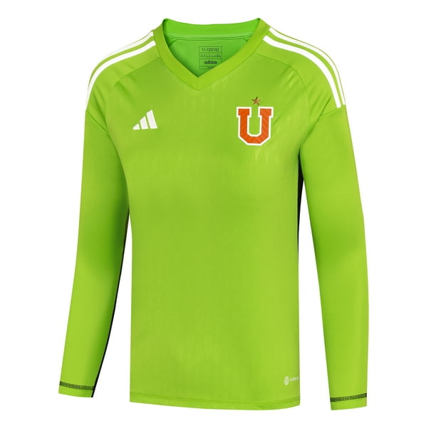 Camiseta Universidad De Chile 2023 Niño Arquero Verde Adidas