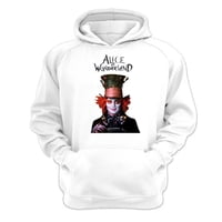 Genérico - Polerón Canguro Alicia Cuentos Infantiles Blanco Talla S Unisex