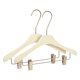 thumbnail image 1 of 2 Paquetes de Perchas de Madera Antideslizantes, Perchas Duraderas que Ahorran Espacio para Ropa, Armario, Abrigos, Pantalones o Camisas Blancas de 15.7 pulgadas, 1 of 6