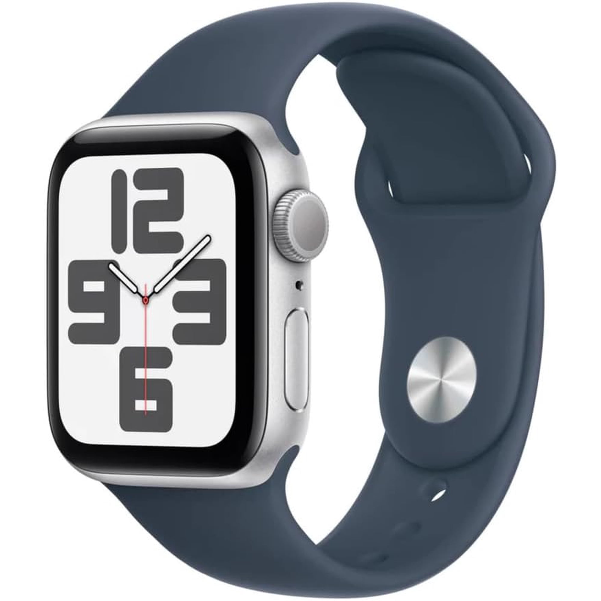 Apple - Watch Series Se 2nd Gen 40mm Gps Aluminum Silver + Correa Deportiva Storm Blue 32gb - (reacondicionado)