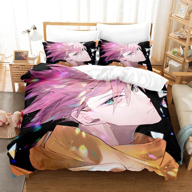 Anime ID INVADED Bedding Set Single Twin Full Size Bed Set Adult Kid Bedroom Duvet cover Sets Home Textiles Bed Sheets