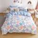 thumbnail image 1 of Blue pink flowers Bedding Set Duvet Cover Set3-Piece Bedding Set, 1 of 5