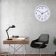 thumbnail image 4 of Reloj de pared silencioso retro de 12 pulgadas para interiores y exteriores, resistente al agua y con termómetro, 4 of 5