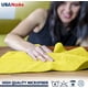 thumbnail image 3 of Paño de limpieza de microfibra USANOOKS amarillo, 12 unidades, 32 x 32 cm, 3 of 6