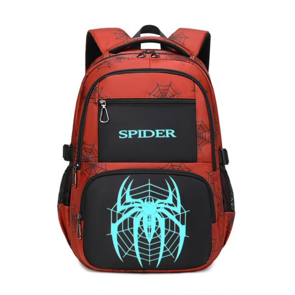Mochila BLUWEI para Niños 48 cm Mochila Escolar Luminosa de Spider