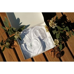 Filius Life Begins - Ajuar Bebe Algodón 6Pza Caja Regalo Chile