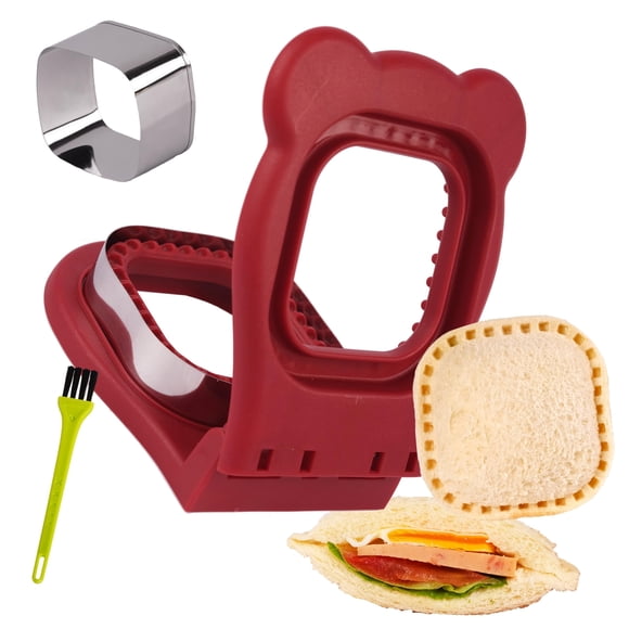 Sellador Y Cortador Para Sándwiches Sin Corteza Rojo