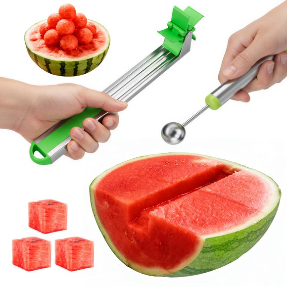 Cortador de Frutas AISLE 3 ESSENTIALS 2 en 1 para Sandía