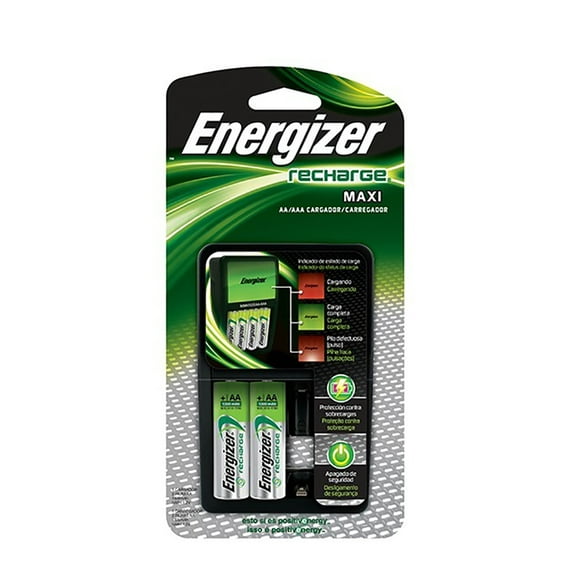 Pack Cargador de Pilas Aa/aaa + 2 Pilas Aa recargables