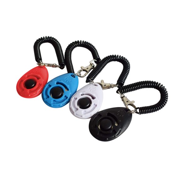 Set de 4 clickers Ruconla para entrenamiento de perros con correa de muñeca