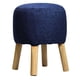 thumbnail image 1 of Pouf Bird Azul Omega 35x35x45 cm, 1 of 3