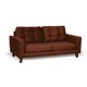 thumbnail image 3 of Sofá Nápoles 3 Cuerpos Tela Velvet Chocolate, 3 of 4