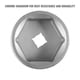 thumbnail image 4 of Cabezal OEMTOOLS 3/8" 36 mm para filtro de aceite de perfil bajo, 4 of 7