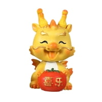 Magideal - Estatua De Dragón De Año Nuevo Chino, Alcancía Para Decoración Del Hogar Para Amantes Del Dragón, Alcancía De Resina, Estatuilla China Para Comedor, Estilo B
